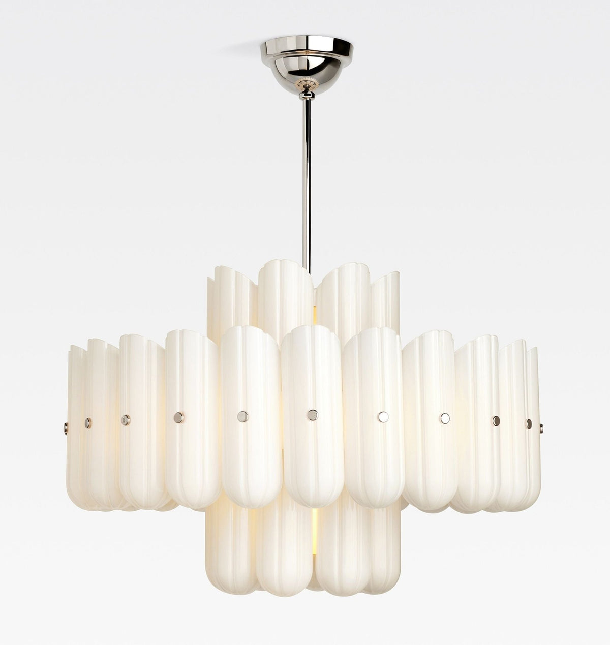 Lorna LED Double Tier Chandelier 25" 35" 46" - Zelno Lighting