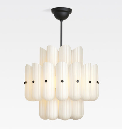 Lorna LED Double Tier Chandelier 25" 35" 46" - Zelno Lighting