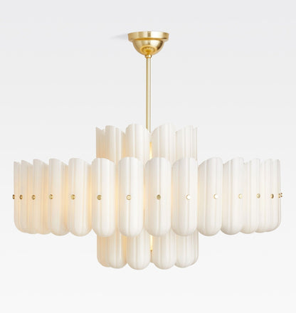 Lorna LED Double Tier Chandelier 25" 35" 46" - Zelno Lighting
