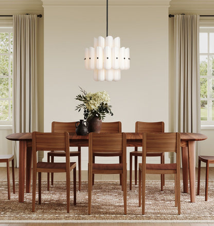 Lorna LED Double Tier Chandelier 25" 35" 46" - Zelno Lighting