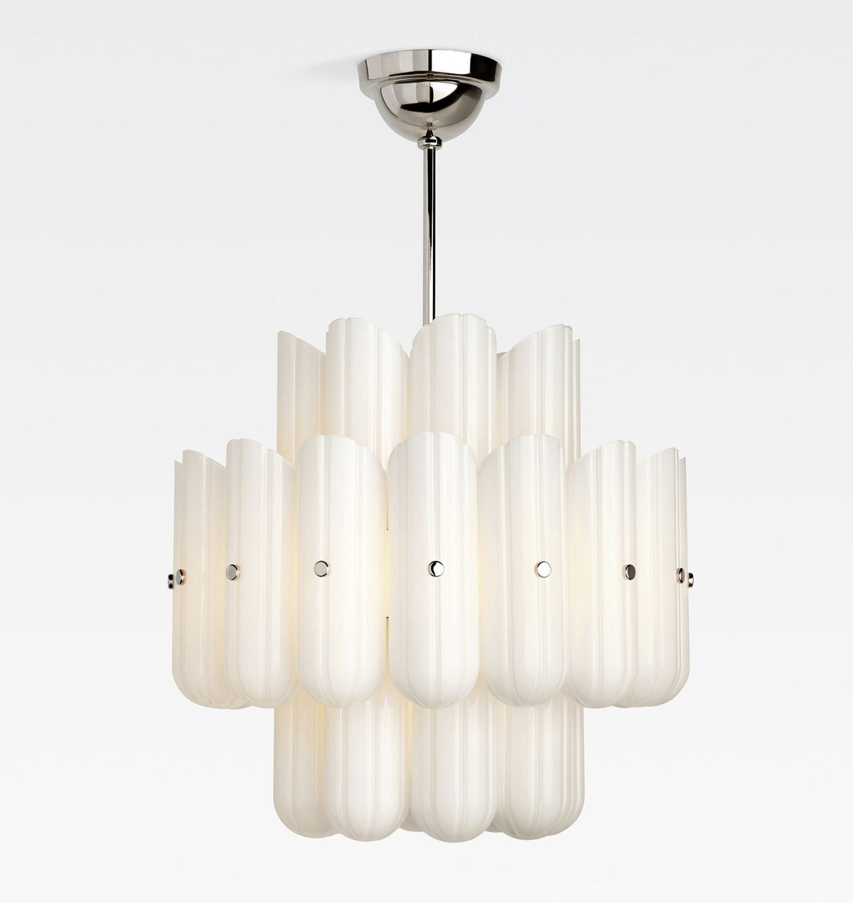 Lorna LED Double Tier Chandelier 25" 35" 46" - Zelno Lighting
