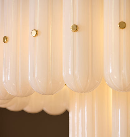 Lorna LED Double Tier Chandelier 25" 35" 46" - Zelno Lighting