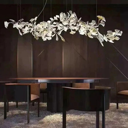 Luxury Ceramic Ginkgo Chandelier - Zelno Lighting