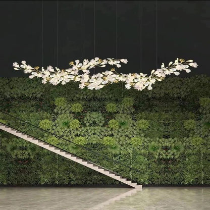 Luxury Ceramic Ginkgo Chandelier - Zelno Lighting