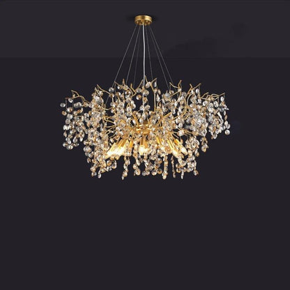 Luxury Crystal Branch Chandelier 39.4"D - Zelno Lighting