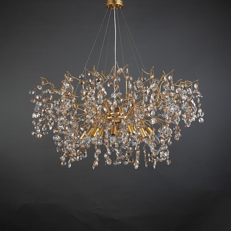 Luxury Crystal Branch Chandelier 39.4"D - Zelno Lighting