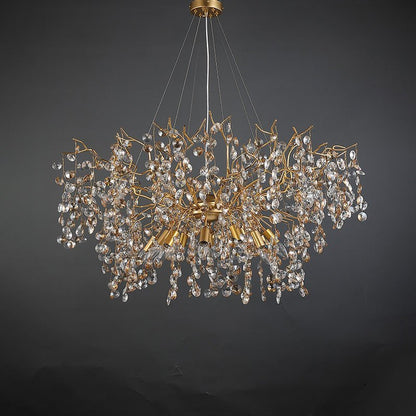Luxury Crystal Branch Chandelier 39.4"D - Zelno Lighting