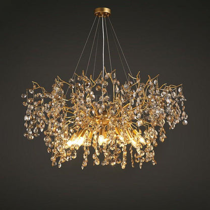 Luxury Crystal Branch Chandelier 39.4"D - Zelno Lighting