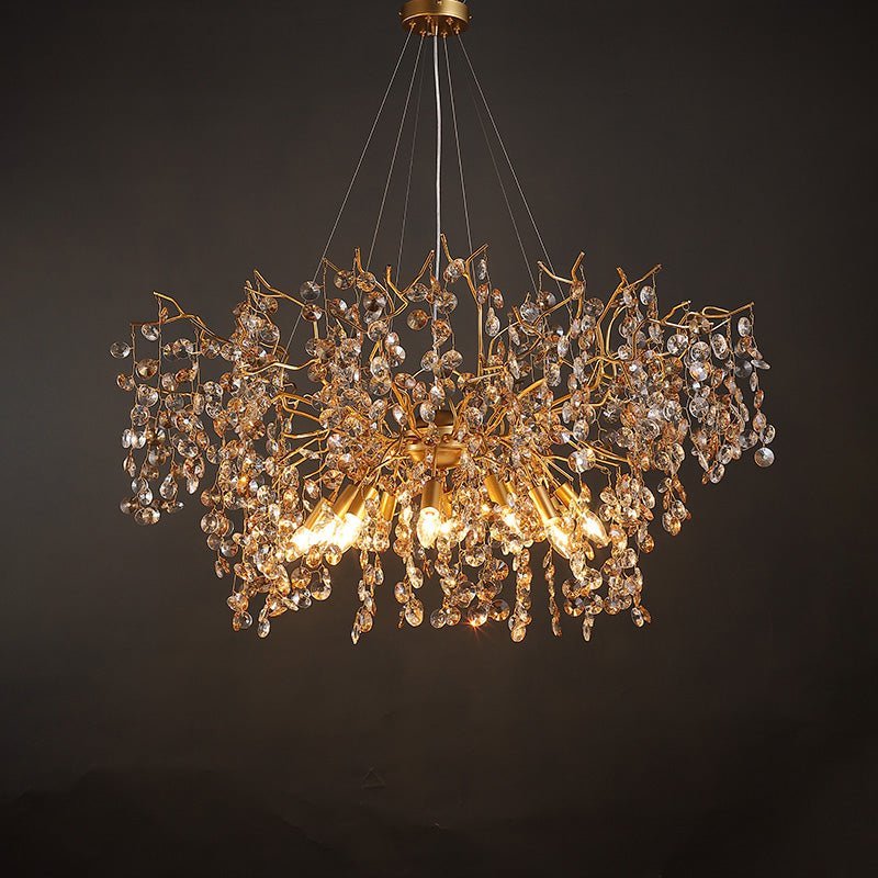 Luxury Crystal Branch Chandelier 39.4"D - Zelno Lighting