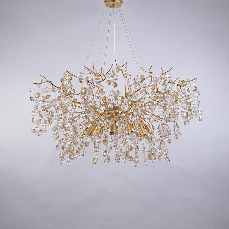 Luxury Crystal Branch Chandelier 39.4"D - Zelno Lighting