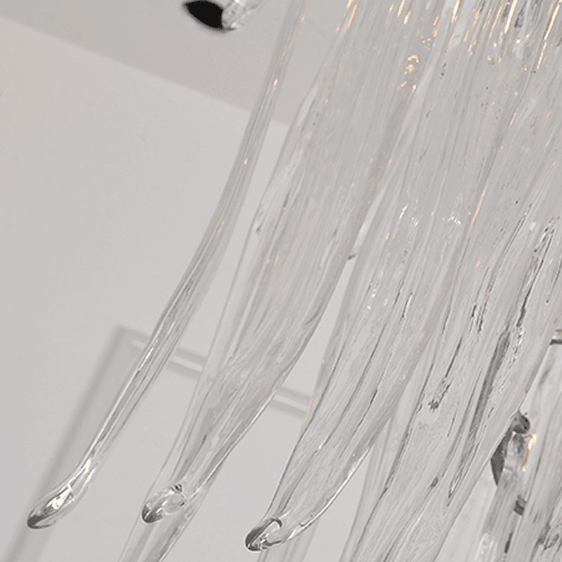 Luxury Crystal Branch Chandelier For Staircase - Zelno Lighting