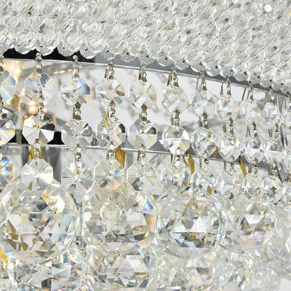 Luxury Crystal Chandelier for Grand Villa Hall and Duplex Staircase Lighting - Zelno Lighting