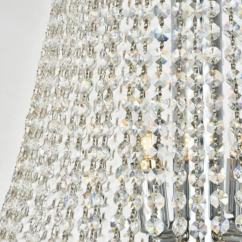 Luxury Crystal Chandelier for Grand Villa Hall and Duplex Staircase Lighting - Zelno Lighting
