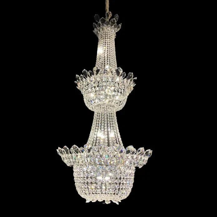 Luxury Empire Branch Crystal Chandelier Pendant Light for Entryway and Foyer - Zelno Lighting