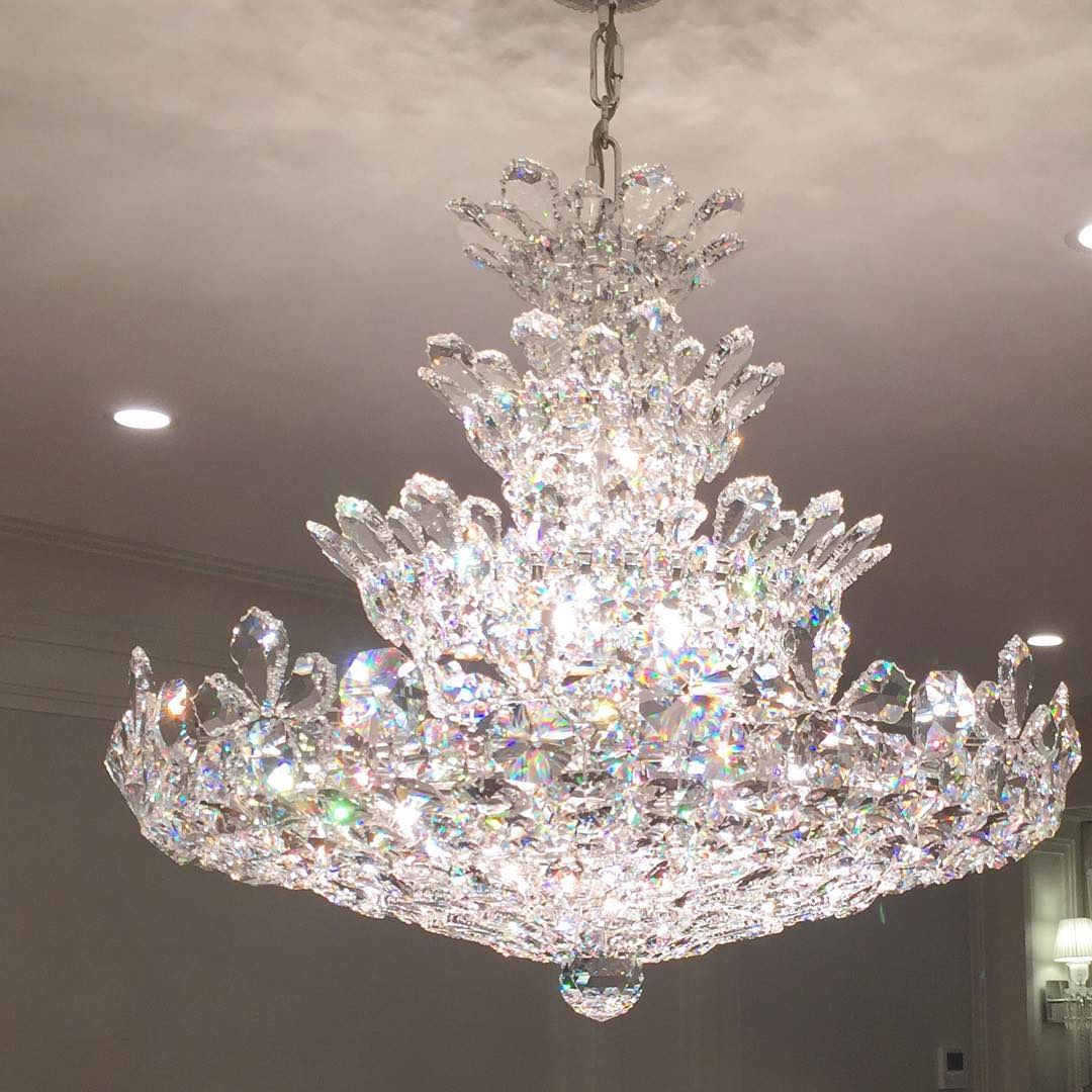Luxury Empire Floral Crystal Chandelier - Zelno Lighting