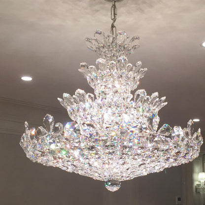 Luxury Empire Floral Crystal Chandelier - Zelno Lighting