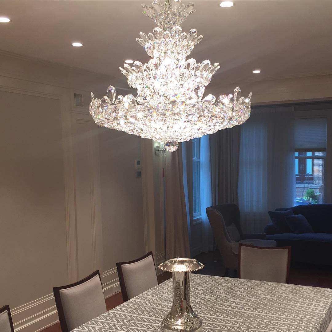 Luxury Empire Floral Crystal Chandelier - Zelno Lighting