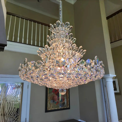 Luxury Empire Floral Crystal Chandelier - Zelno Lighting
