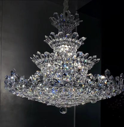 Luxury Empire Floral Crystal Chandelier - Zelno Lighting