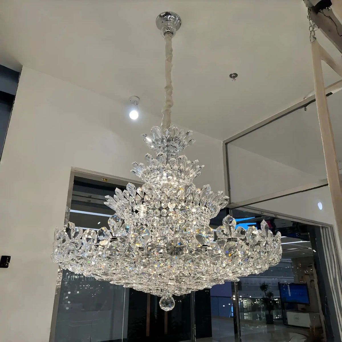Luxury Empire Floral Crystal Chandelier - Zelno Lighting