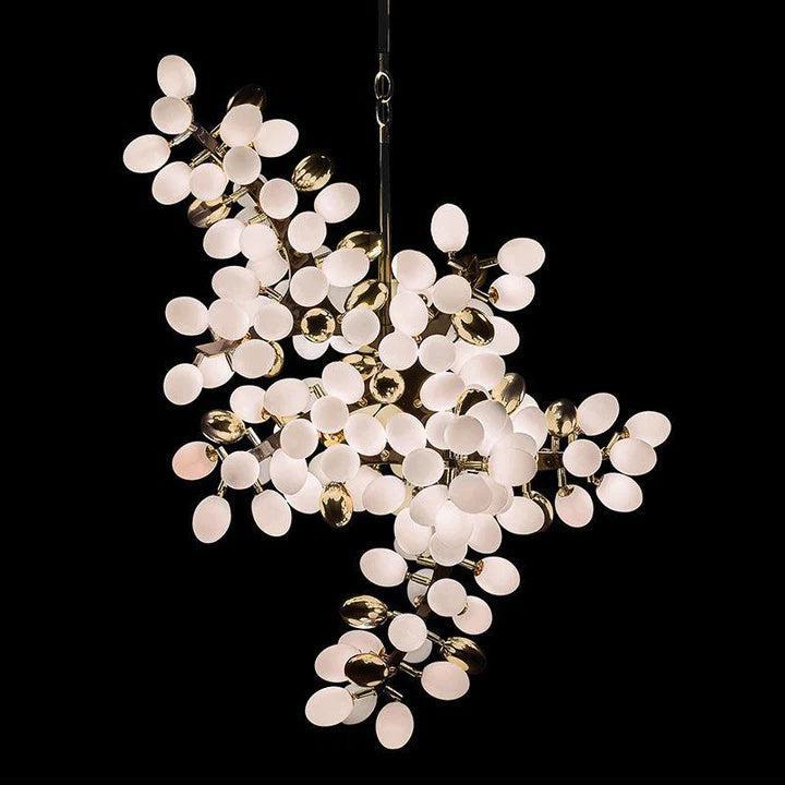 Luxury Escamoles Vertical Grape Chandelier - Zelno Lighting