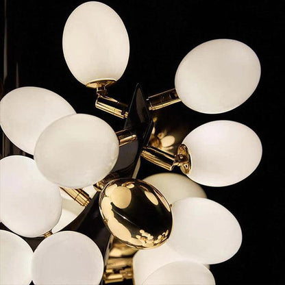 Luxury Escamoles Vertical Grape Chandelier - Zelno Lighting