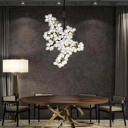 Luxury Escamoles Vertical Grape Chandelier - Zelno Lighting