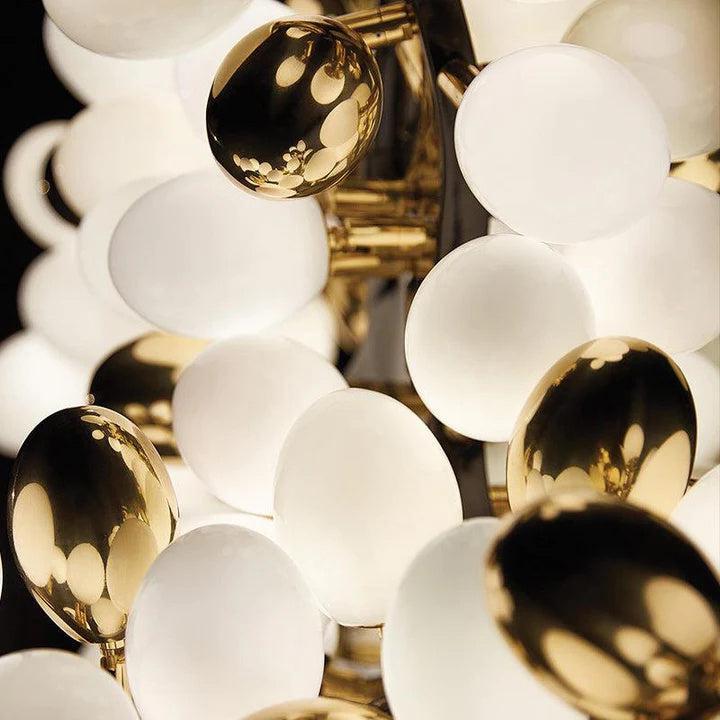 Luxury Escamoles Vertical Grape Chandelier - Zelno Lighting