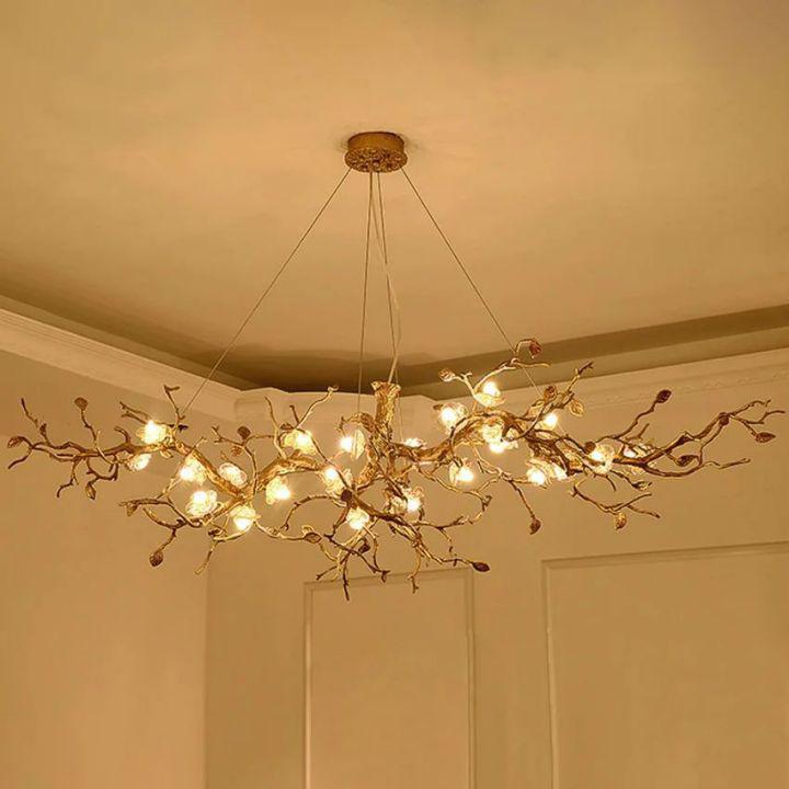 Luxury Flower Tree Branch Chandelier - Zelno Lighting