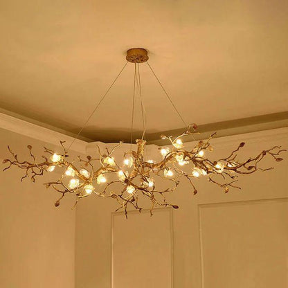 Luxury Flower Tree Branch Chandelier - Zelno Lighting