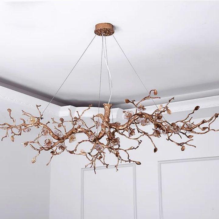 Luxury Flower Tree Branch Chandelier - Zelno Lighting