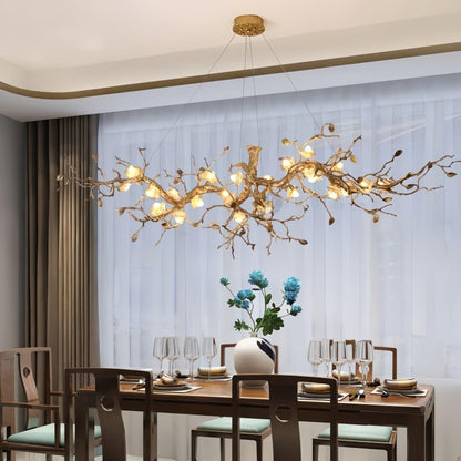 Luxury Flower Tree Branch Chandelier - Zelno Lighting
