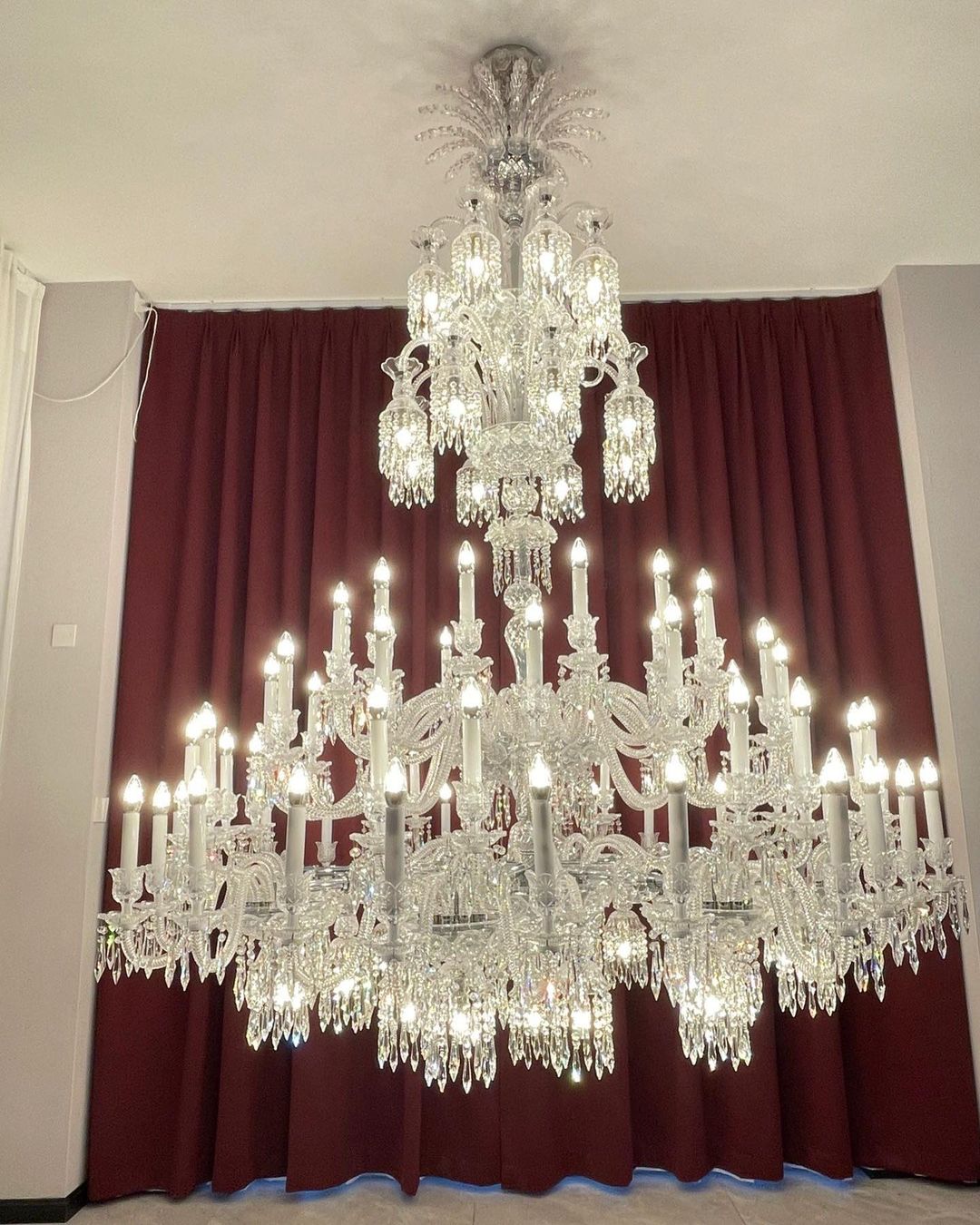 Luxury Large Multi Candles Chandelier Islam Crystal Ceiling Lighting Fixture For Living Room/ Hall Decoration - Zelno Lighting