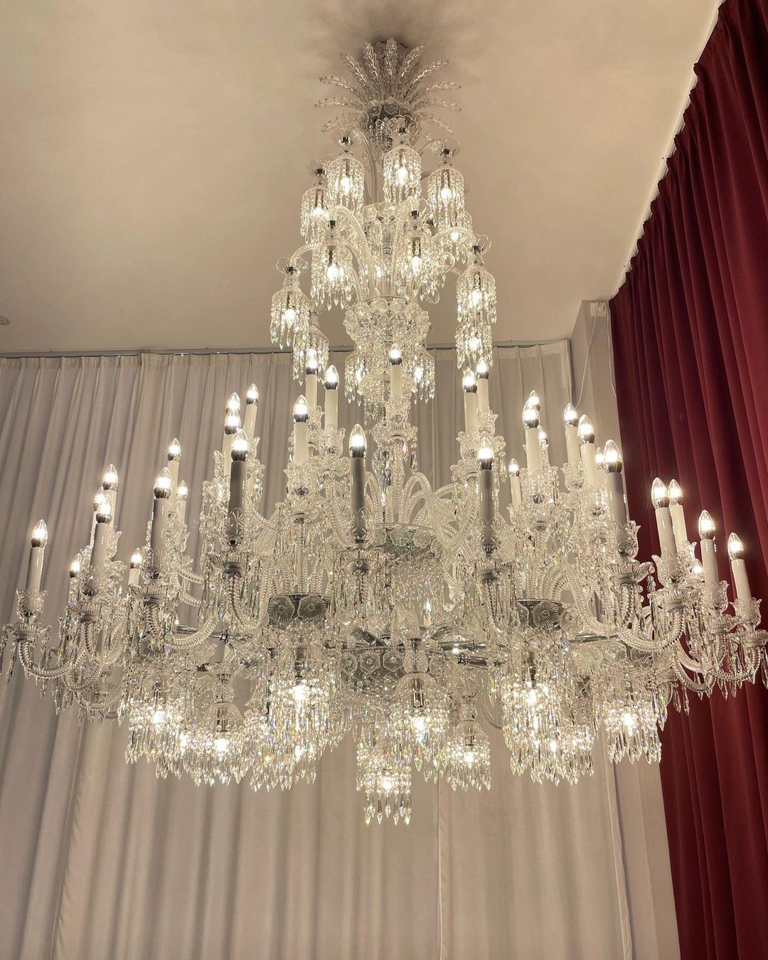 Luxury Large Multi Candles Chandelier Islam Crystal Ceiling Lighting Fixture For Living Room/ Hall Decoration - Zelno Lighting