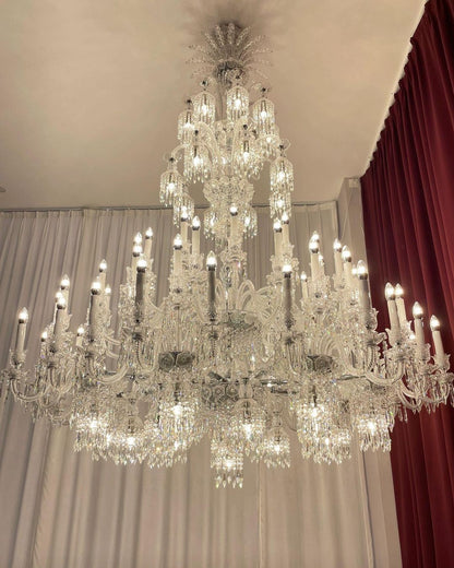 Luxury Large Multi Candles Chandelier Islam Crystal Ceiling Lighting Fixture For Living Room/ Hall Decoration - Zelno Lighting