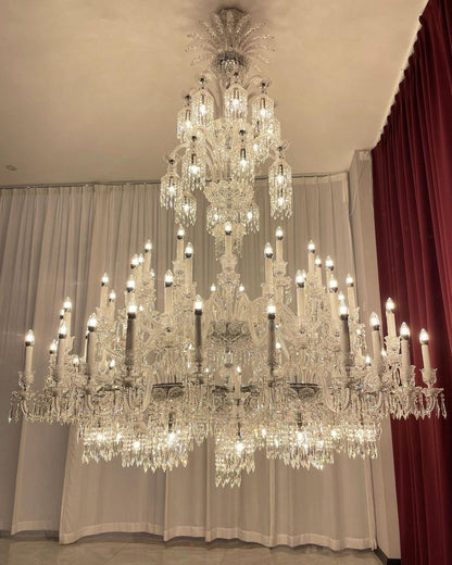 Luxury Large Multi Candles Chandelier Islam Crystal Ceiling Lighting Fixture For Living Room/ Hall Decoration - Zelno Lighting