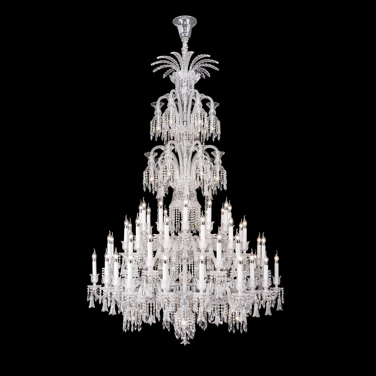 Luxury Large Multi Candles Chandelier Islam Crystal Ceiling Lighting Fixture For Living Room/ Hall Decoration - Zelno Lighting