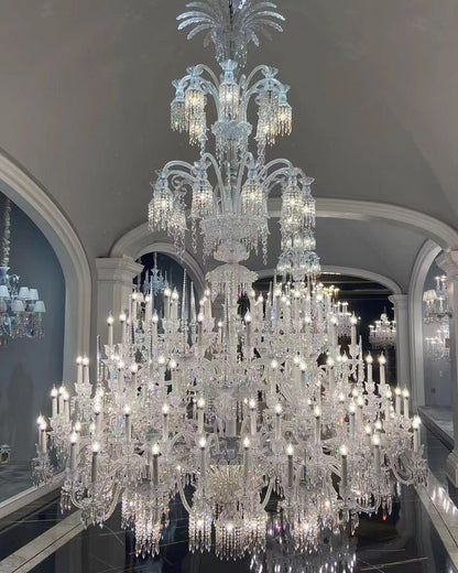 Luxury Large Multi Candles Chandelier Islam Crystal Ceiling Lighting Fixture For Living Room/ Hall Decoration - Zelno Lighting