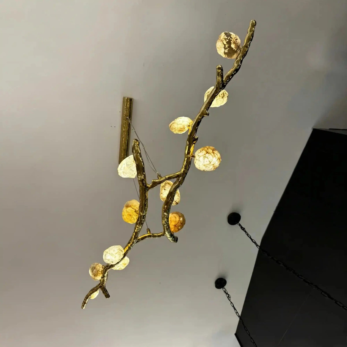 Luxury Statement Nature-inspired Twig Natural Crystal Chandelier - Zelno Lighting