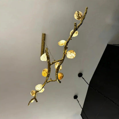 Luxury Statement Nature-inspired Twig Natural Crystal Chandelier - Zelno Lighting