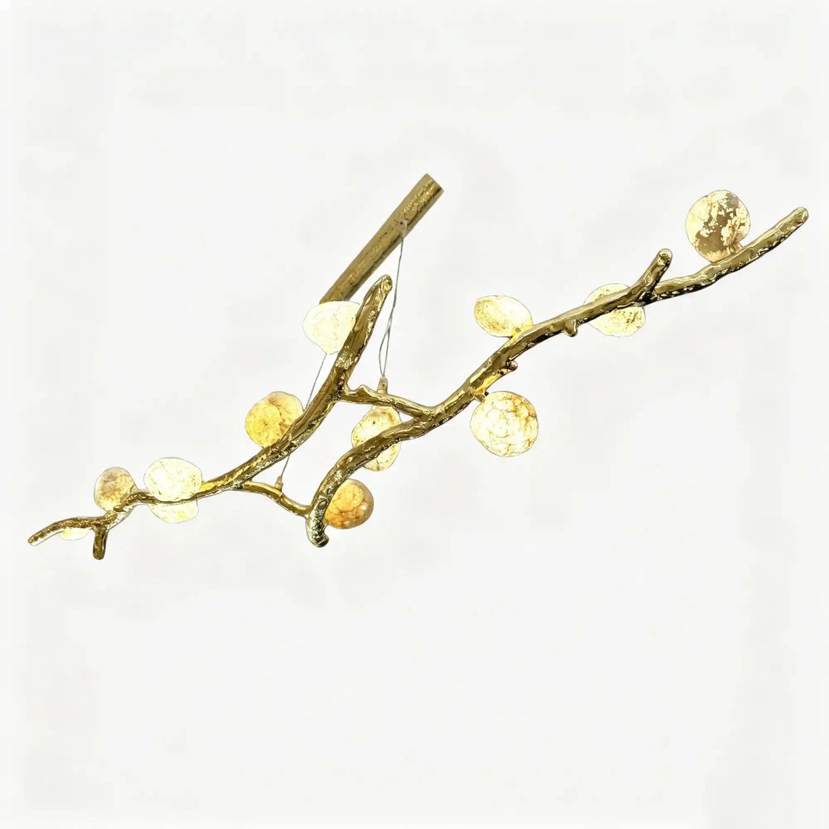 Luxury Statement Nature-inspired Twig Natural Crystal Chandelier - Zelno Lighting