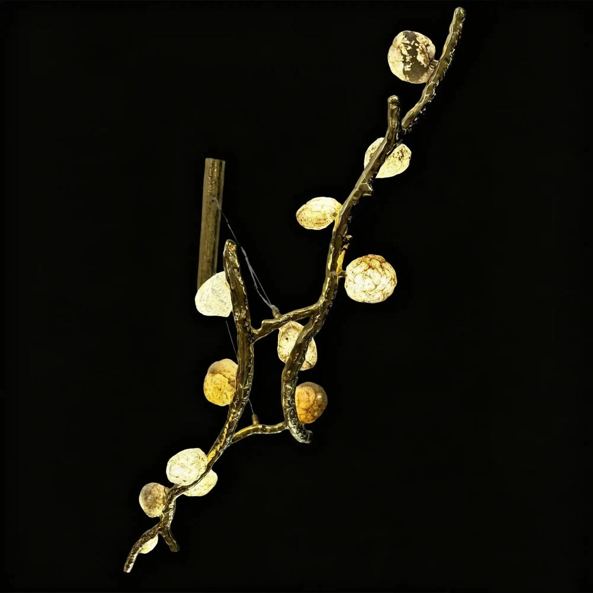 Luxury Statement Nature-inspired Twig Natural Crystal Chandelier - Zelno Lighting