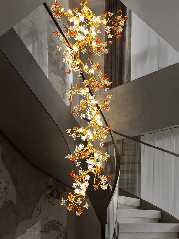 Luxury Villa Elegant Villa Blossom and Branch Chandelier - Zelno Lighting