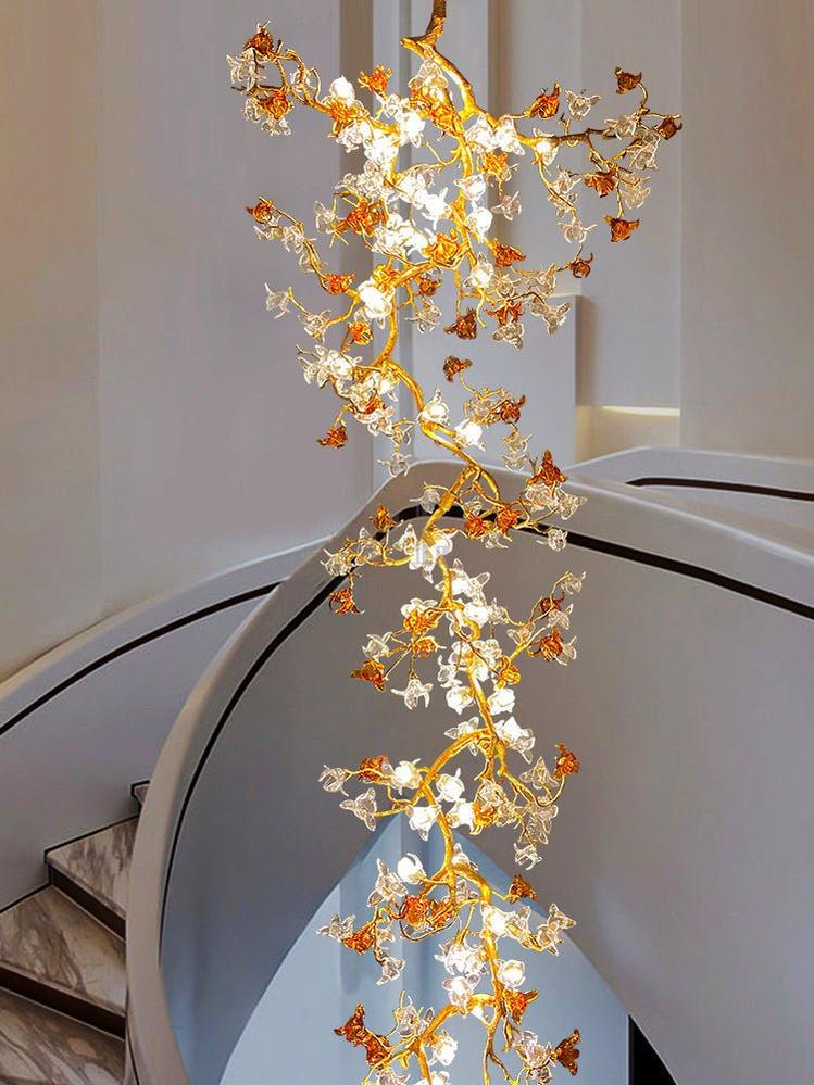 Luxury Villa Elegant Villa Blossom and Branch Chandelier - Zelno Lighting