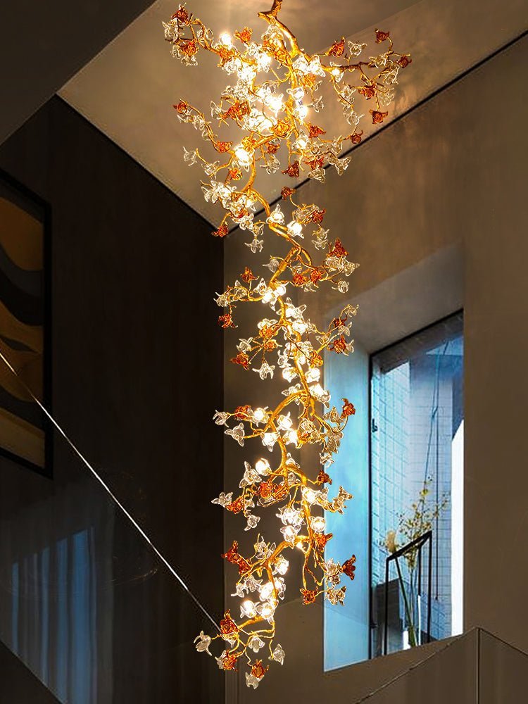 Luxury Villa Elegant Villa Blossom and Branch Chandelier - Zelno Lighting