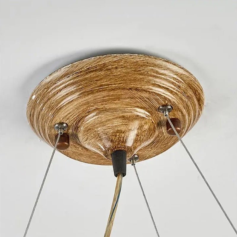 Madelyn Rustic Branch Chandelier Frosted/Clear Ball - Zelno Lighting
