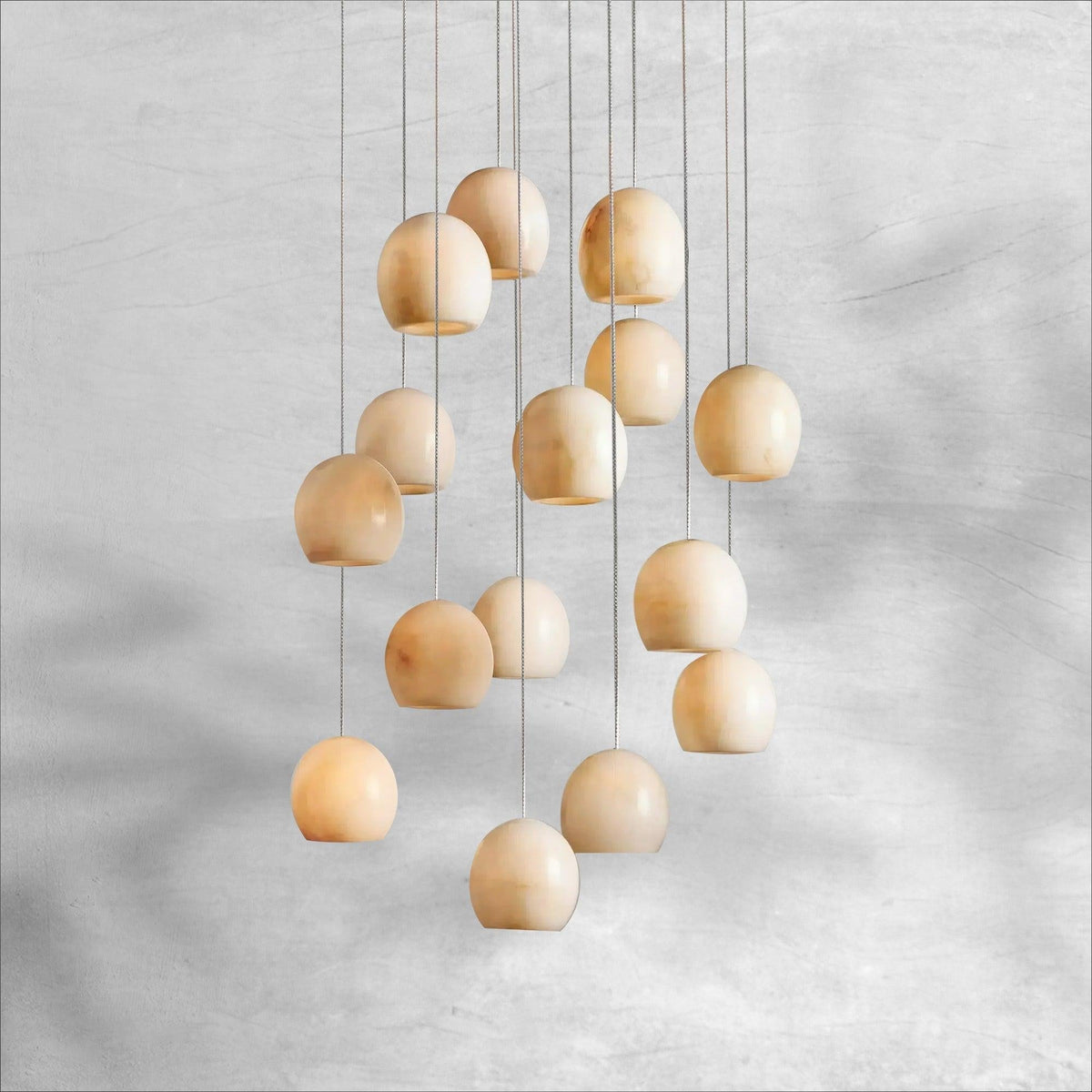 Maeva Round Chandelier 3/7/15/36 Light - Zelno