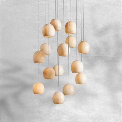 Maeva Round Chandelier 3/7/15/36 Light - Zelno