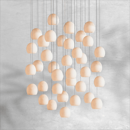 Maeva Round Chandelier 3/7/15/36 Light - Zelno