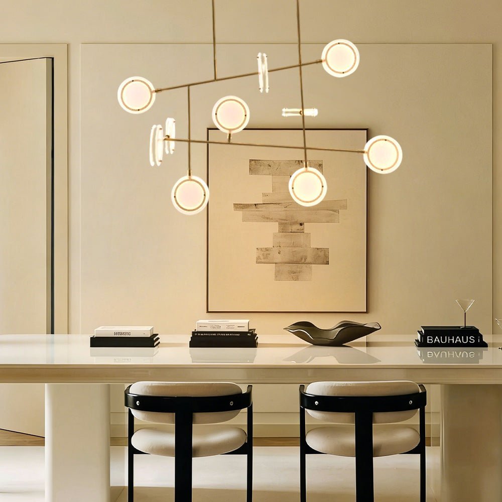 Mandel Linear Chandelier - Zelno Lighting